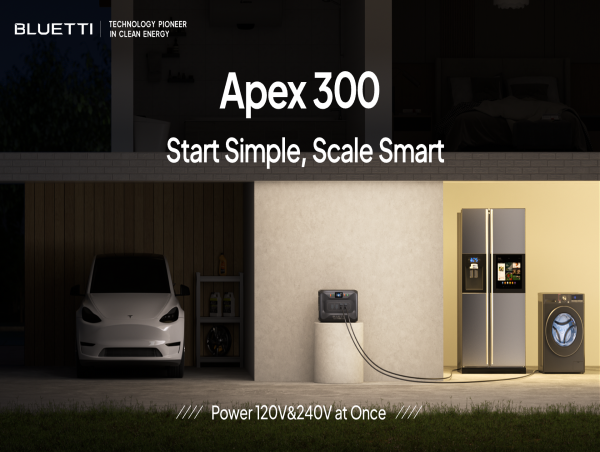 BLUETTI Unveils Apex 300: A Dual-Voltage Energy Solution for Emergency and Mobile Power