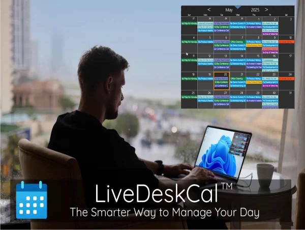LiveDeskCal Debuts Automatic Desktop Calendar Widget for Windows 11