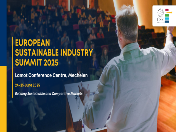 CSR Europe Announces 2025 European Sustainable Industry Summit in Mechelen, Belgium