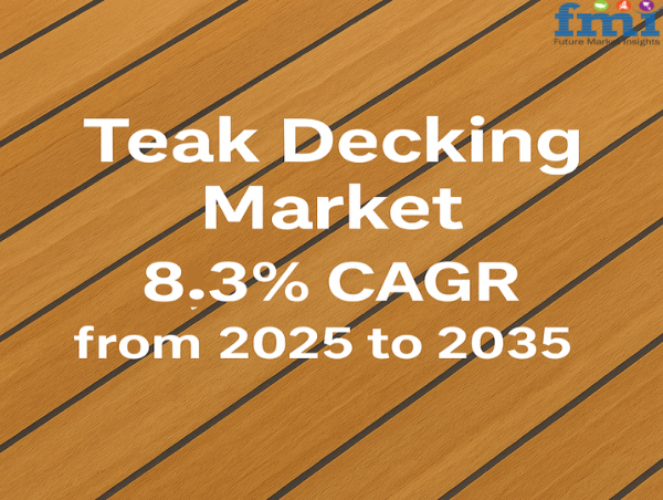 Teak Decking Market to Reach USD 1.99 Billion by 2035, Growing at 8.3% CAGR Driven by Marine & Residential Demand