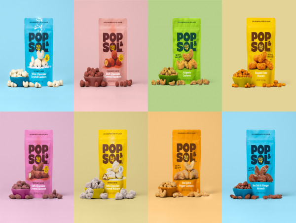 Pop & Sol Disrupts the Snack Aisle with Bold Flavored Nuts Backed By 95 Years of Extraordinary Craft