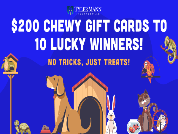 Tyler Mann Injury Law Launches $2,000 Summer of Pets Gift Card Giveaway