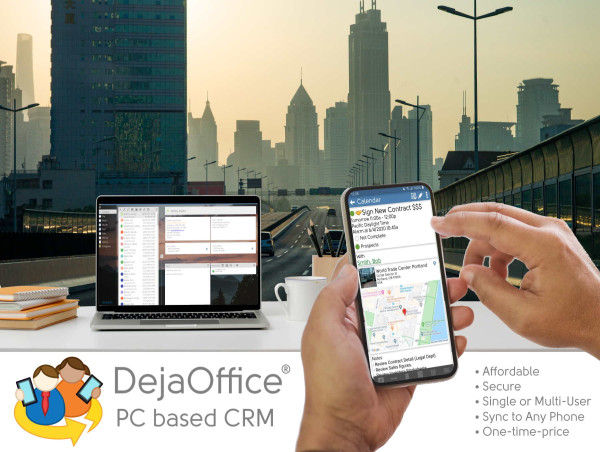 DejaOffice CRM Featured by Lifewire as a Top Android Productivity App