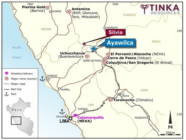 Tinka Provides Update on Exploration Program at Silvia Gold - Copper Project