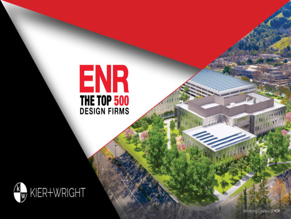 K+W Celebrates Recognition on ENR’s Top 500 Design Firms List