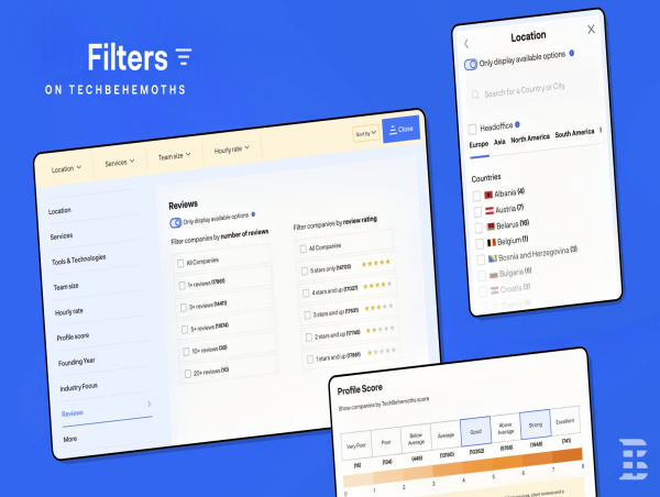 TechBehemoths Enhances the Filtering Tools to Help Users Find the Right Tech Partner