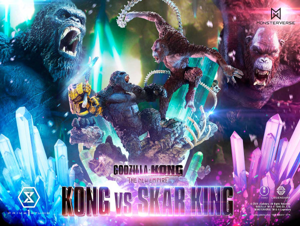 Pre-orders for the 'Godzilla x Kong: The New Empire Kong vs Skar King' Statue Began May 22, 2025