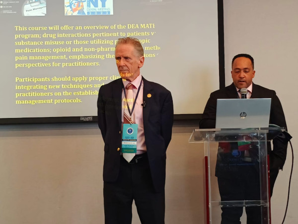 Dr. Bernard Fialkoff - 44-year NYC Surgeon Presented Mandated DEA Drug Training at the Dominican Medical Dental Congress