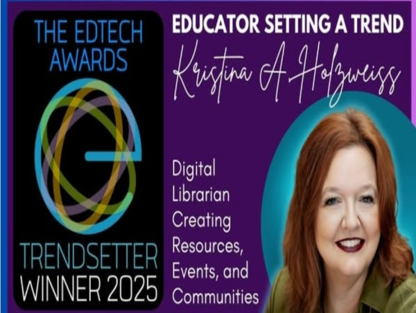 Librarian Kristina A. Holzweiss Recognized for Leadership in Innovation, AI Integration, and Community Building