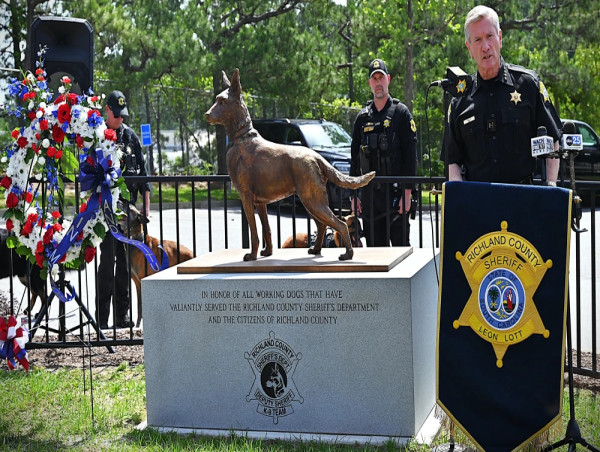  Richland County Sheriff’s Department, other S.C. agencies, honored for K-9 sacrifices 