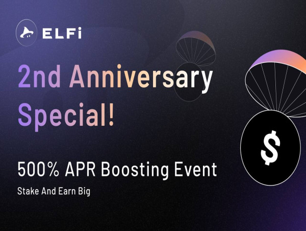 ELFi Protocol marks 2-year milestone, launches 500% APR liquidity event