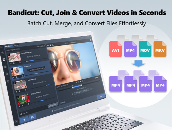 Bandicut Video Editor Adds Multi-Video Editing and Batch Conversion to Boost Productivity
