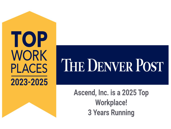 Ascend Named a Colorado Top Workplace for Third Year by The Denver Post