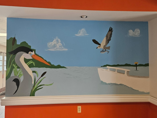  Kent County High School Art Society Students Deck the Halls at Chestertown Nursing and Rehab 