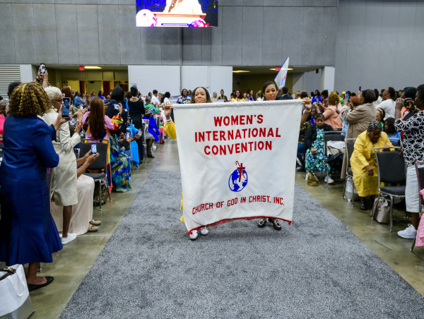 Global Solidarity on Full Display: The COGIC Women’s International Convention Banner March