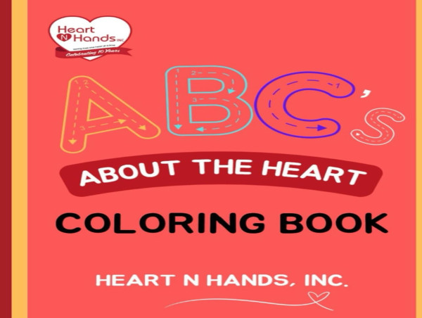 Heart N Hands Releases New Educational Coloring Book: 'ABC’s About the Heart'