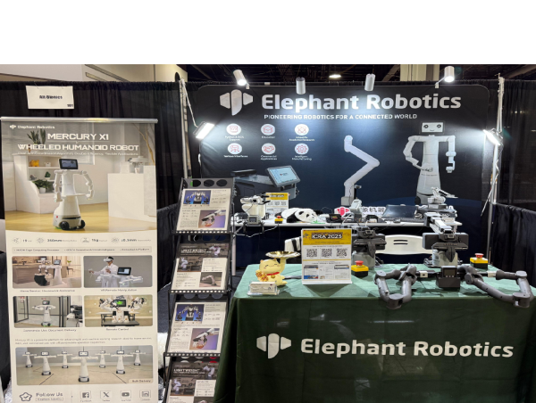 Global Spotlight: Elephant Robotics Highlights Innovation at Five Key Robotics and Tech Fairs