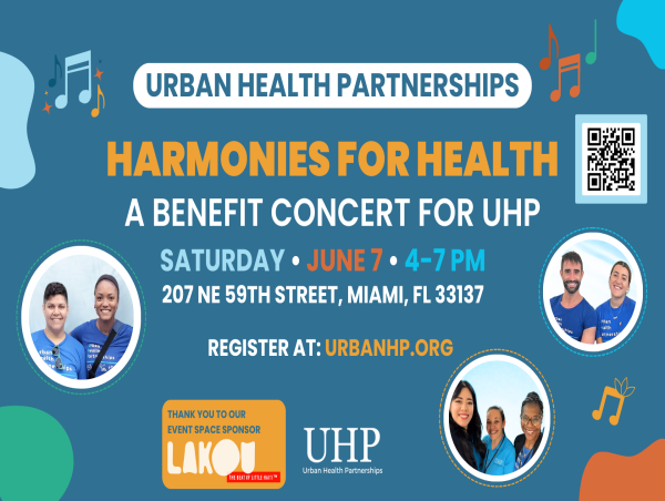 South Florida Musicians Unite to Support Urban Health Partnerships at Harmonies for Health Benefit Concert June 7
