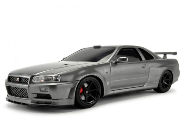 Limited Edition Nissan Skyline GT-R (BNR34) Wet Tissue Case in Gunmetal Silver Now Available for Pre-Order