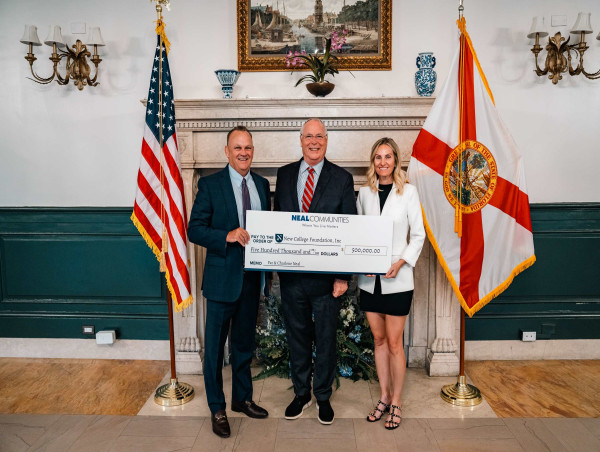 Pat & Charlene Neal Honor 1977 Commitment with $500K Gift to New College of Florida Fueling a New Era of Growth & Impact