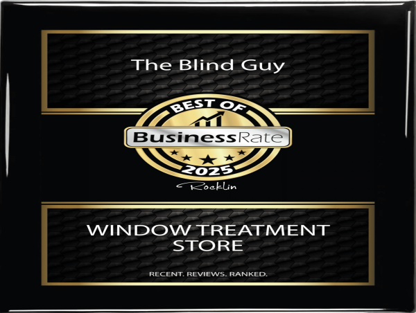 The Blind Guy Wins Top Window Treatment Store in BusinessRate’s ‘Best of 2025’ Award