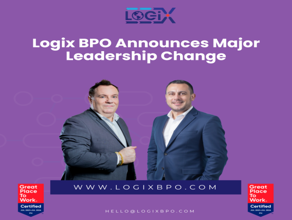 Logix BPO Announces Leadership Change as Founder Anthony Godley Moves to Chairman & Chris Mackintosh Becomes CEO 