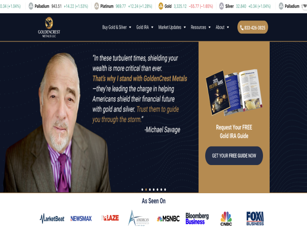 Michael Savage Partners with GoldenCrest Metals to Promote Physical Gold and Silver IRAs