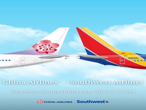 China Airlines Partners with Southwest Airlines to Expand Connections in North America