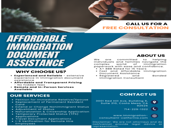 Affordable Immigration Form Assistance Revolutionizes Legal Services by Shafi Afridi an Immigration Consultant