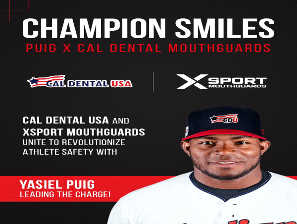  Yasiel Puig, Cal Dental USA, and XSport Unveil the XSport One™ Mouthguard to Redefine Safety in Baseball 