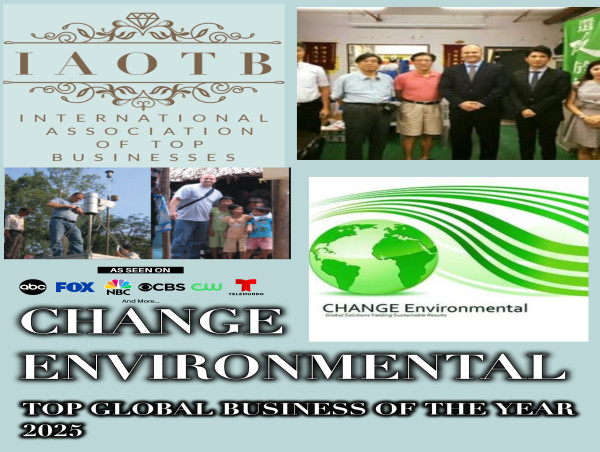 CHANGE Environmental Selected as Top Global Business of the Year by IAOTB