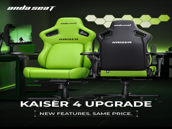  AndaSeat Introduces Cyber Green to Kaiser 4 Series: A New Chromatic Direction for Functional Design 