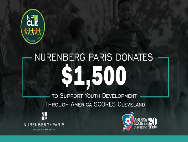 Nurenberg Paris Pledges $1,500 to Support Youth Development Through America SCORES Cleveland