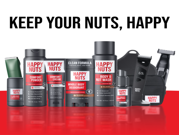 Happy Nuts Tackles a Stinky Subject with New All-Over Deodorant