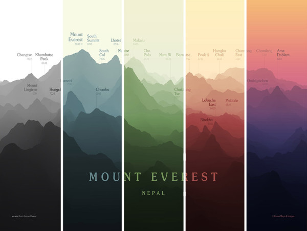  Raven Maps & Images Releases New Map Art Series, Peakscapes 