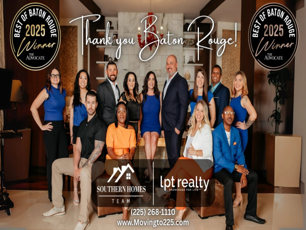  The Southern Homes Team Wins Gold for Best Real Estate Team in Baton Rouge 