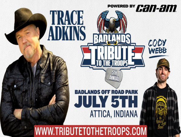  Tribute to the Troops to be held at the Event Field at Badlands Off-Road Park 