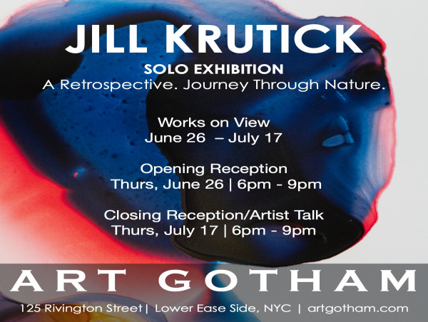 Revised Opening Date & Location for Jill Krutick's Solo Exhibition at Art Gotham in New York City