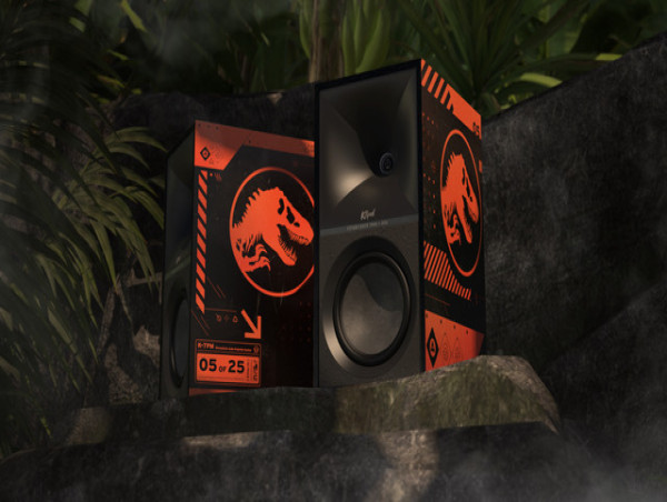  KLIPSCH UNVEILS LIMITED-EDITION SPEAKERS WITH UNIVERSAL PICTURES AND AMBLIN ENTERTAINMENT'S JURASSIC WORLD REBIRTH 