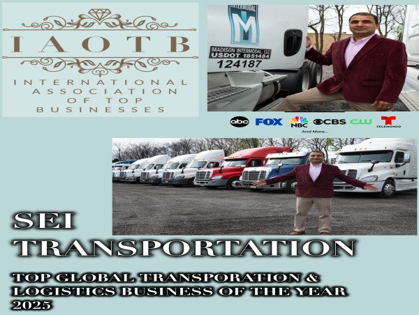 SEI TRANSPORTATION dba Madison Intermodal SELECTED AS TOP GLOBAL LOGISTICS AND TRANSPORTATION BUSINESS OF THE YEAR
