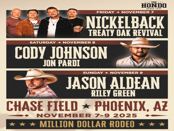  TICKETS OFFICIALLY ON SALE FOR THE 2025 HONDO RODEO FEST NOV 7-9TH AT CHASE FIELD IN PHOENIX, AZ 