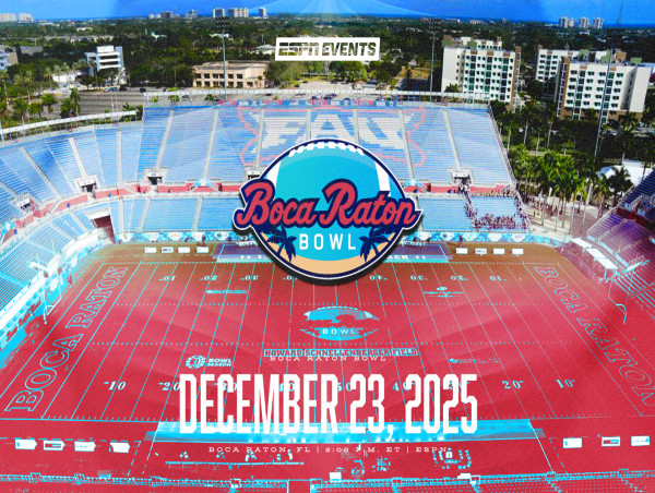  2025 BOCA RATON BOWL TO BE PLAYED DECEMBER 23 