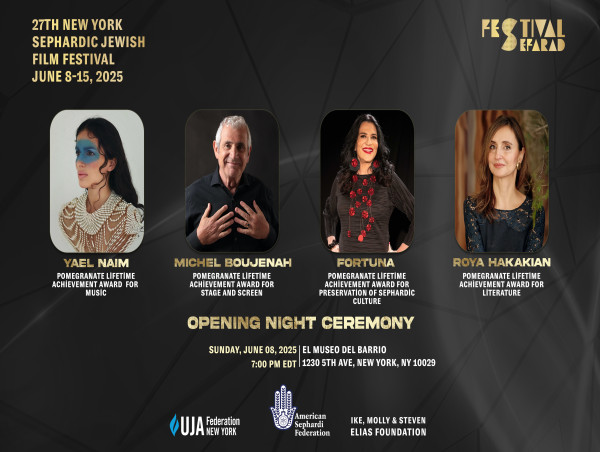 27th NY Sephardic Jewish Film Festival - Festival Sefarad