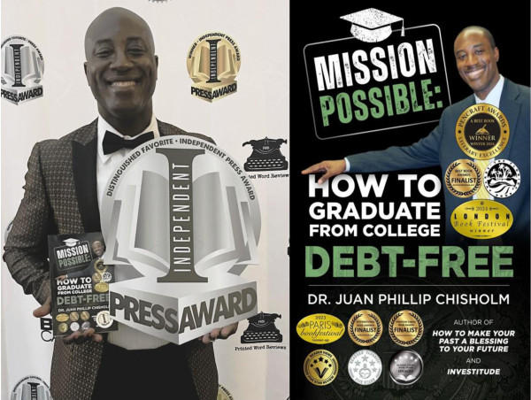  Florida Book Award Recipient for Mission Possible, Dr. Juan Chisholm was recognized as a Distinguished Favorite in NJ 