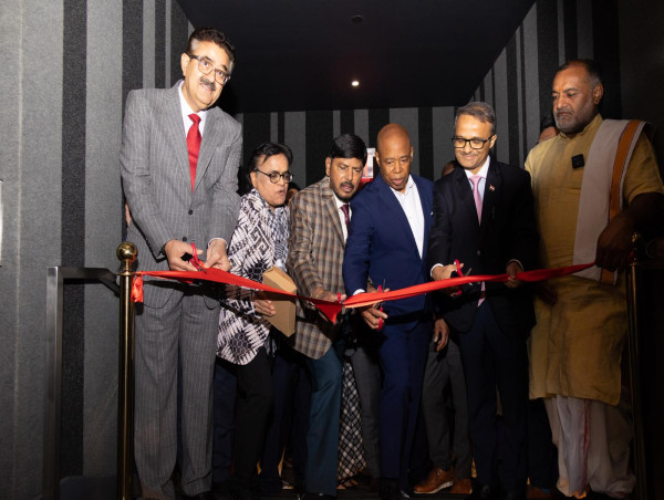  Mukesh Modi Opens Indie Film Festival Awards with Ribbon-Cutting by Mayor Eric Adams, Indian Dignitaries & Global Icons 