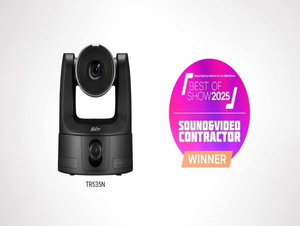  AVer TR535N Wins Future’s Best of Show Award, Presented by Sound & Video Contractor 