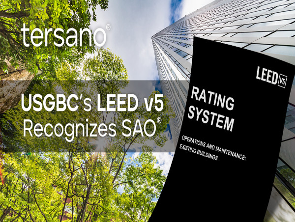  USGBC's LEED v5 Recognizes SAO®, Tersano’s Innovative Technology 