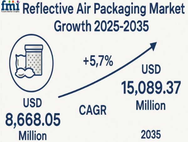  Reflective Air Packaging Market to Surpass USD 15,089.37 Million by 2035, Driven by Thermal Protection Needs | FMI 