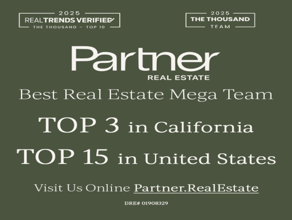  Partner Real Estate Ranks Top 5 in California, #3 Statewide and #13 Nationally in 2025 RealTrends Report 