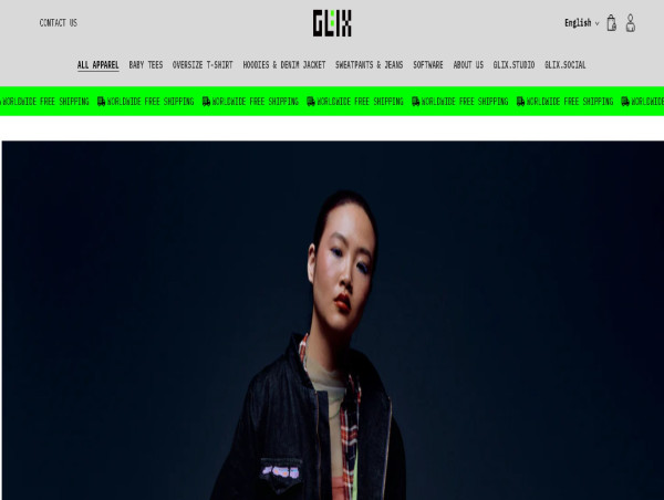  Nockta Transforms Digital Glitch into Art for GLIX's New Website 